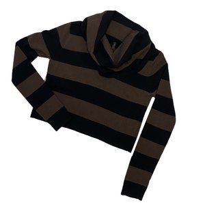 BCBGMaxAzria Cropped Cowl Neck Samira Sweater - size: Small